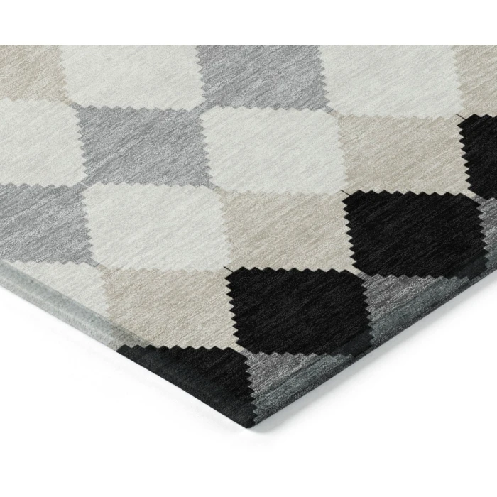 Addison Rugs Chantille Black ACN1007 8ft. x 10ft. Rect. Rug