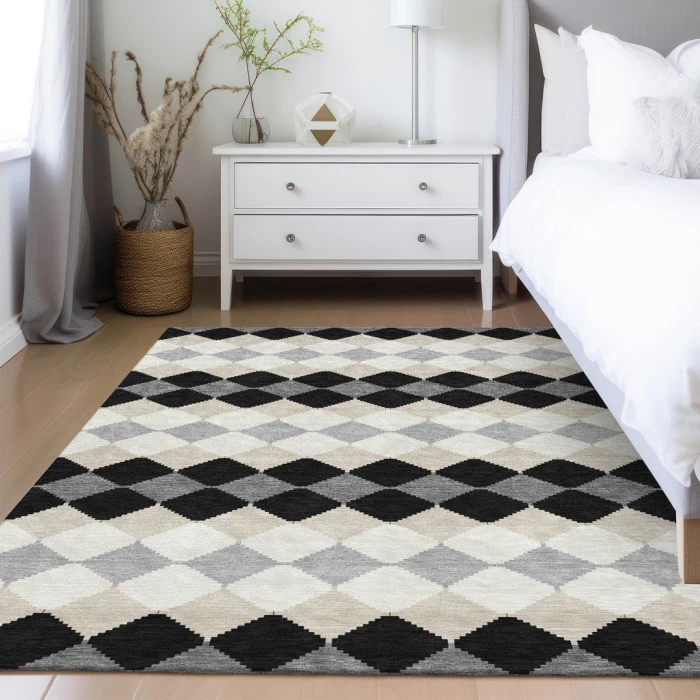 Addison Rugs Chantille Black ACN1007 8ft. x 10ft. Rect. Rug