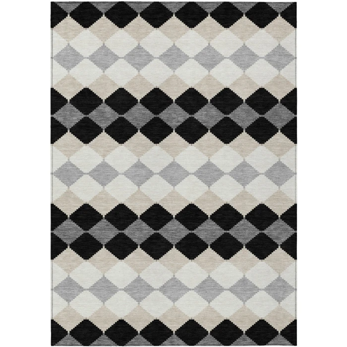 Addison Rugs Chantille Black ACN1007 8ft. x 10ft. Rect. Rug