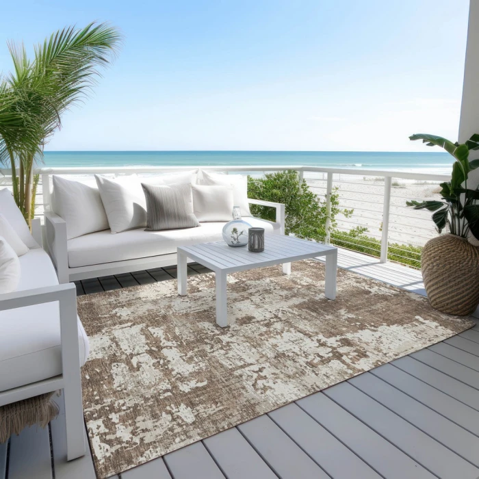 Addison Rugs Chantille Brown ACN1008 8ft. x 10ft. Rect. Rug