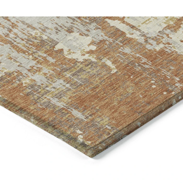 Addison Rugs Chantille Orange ACN1008 9ft. x 12ft. Rect. Rug