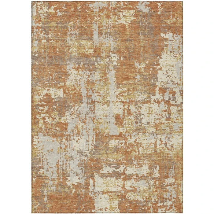 Addison Rugs Chantille Orange ACN1008 9ft. x 12ft. Rect. Rug
