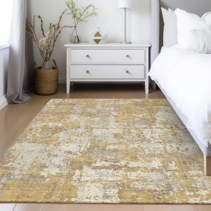 Addison Rugs Chantille Gold ACN1008 8ft. x 10ft. Rect. Rug