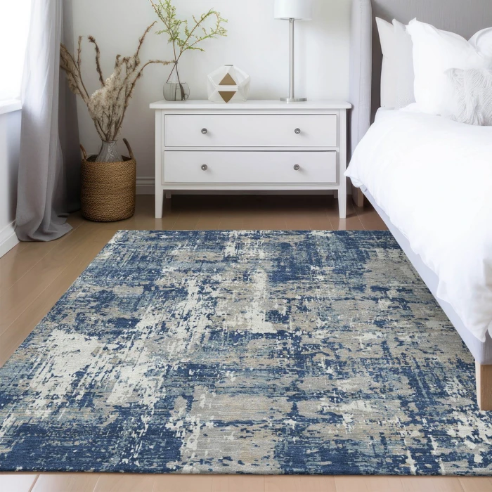 Addison Rugs Chantille Blue ACN1008 5ft. x 7ft.6in. Rect. Rug