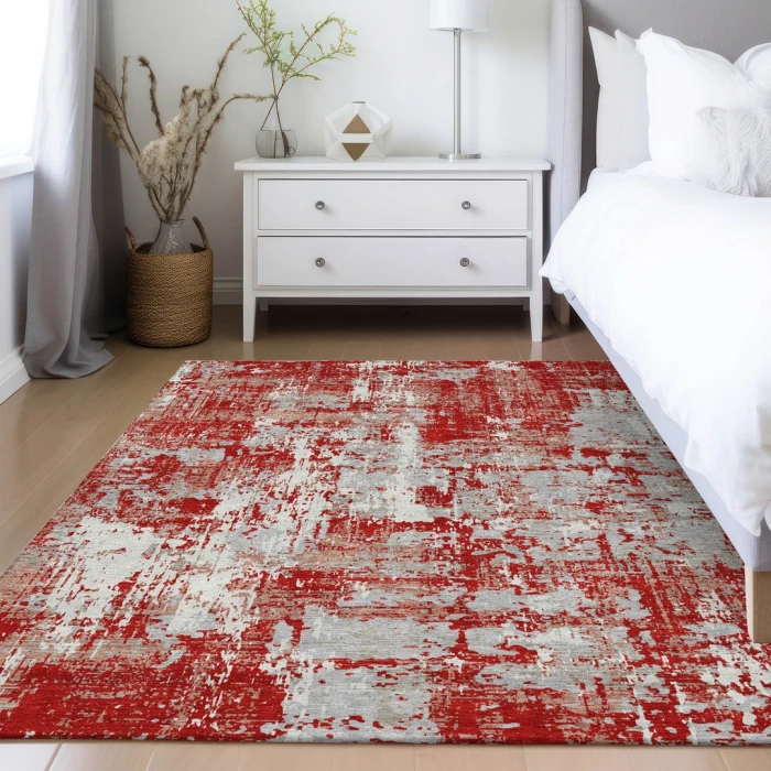 Addison Rugs Chantille Red ACN1008 9ft. x 12ft. Rect. Rug