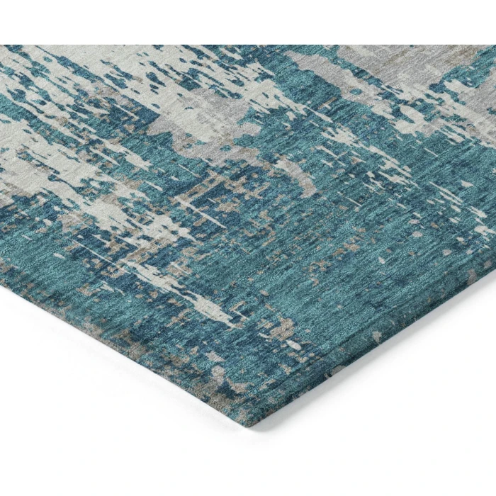 Addison Rugs Chantille Teal ACN1008 9ft. x 12ft. Rect. Rug