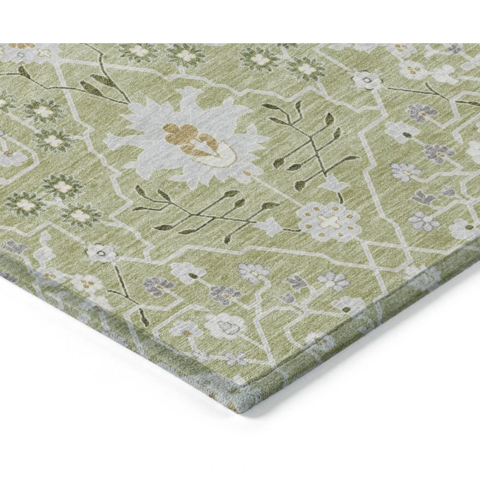 Addison Rugs Chantille Green ACN1009 5ft. x 7ft.6in. Rect. Rug