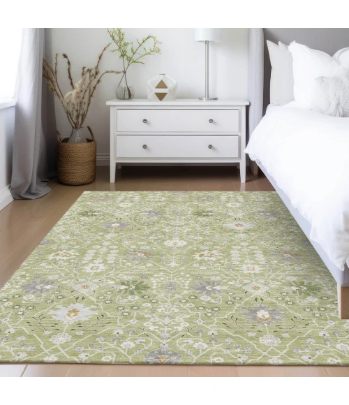 Addison Rugs Chantille Green ACN1009 5ft. x 7ft.6in. Rect. Rug