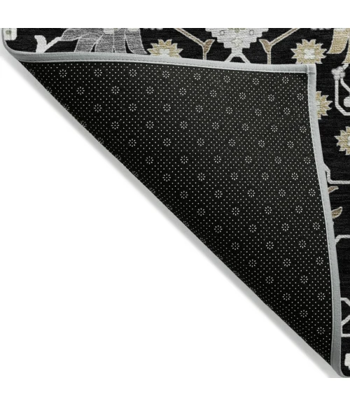 Addison Rugs Chantille Black ACN1009 9ft. x 12ft. Rect. Rug