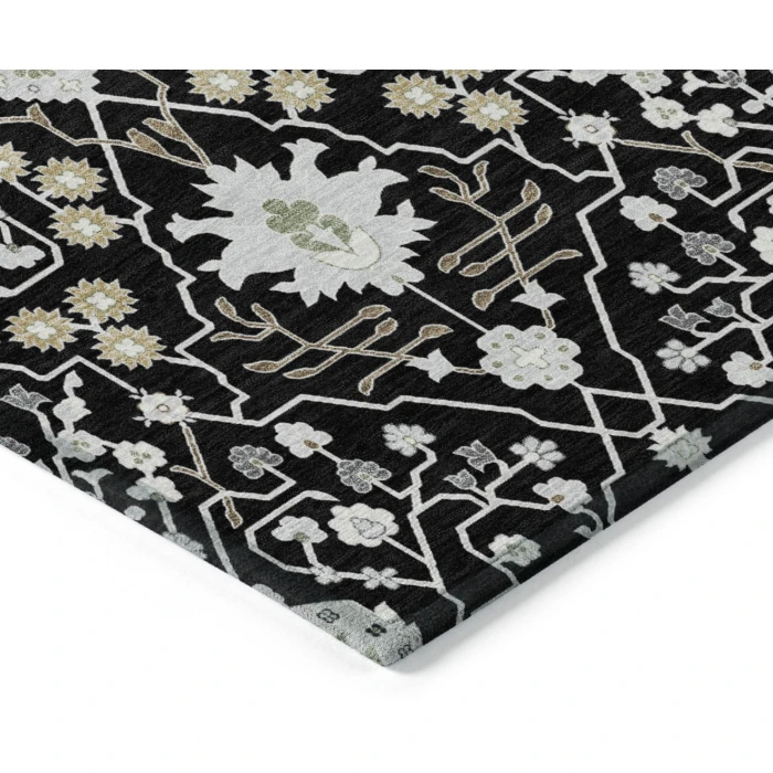 Addison Rugs Chantille Black ACN1009 9ft. x 12ft. Rect. Rug