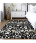 Addison Rugs Chantille Black ACN1009 9ft. x 12ft. Rect. Rug
