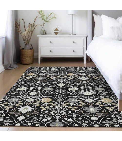 Addison Rugs Chantille Black ACN1009 9ft. x 12ft. Rect. Rug