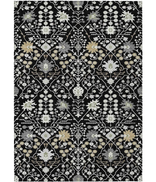 Addison Rugs Chantille Black ACN1009 9ft. x 12ft. Rect. Rug