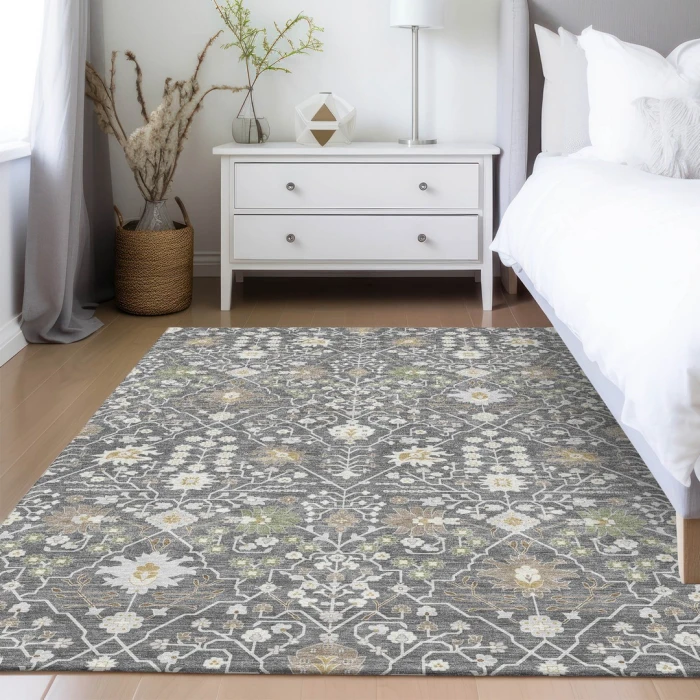 Addison Rugs Chantille Gray ACN1009 5ft. x 7ft.6in. Rect. Rug