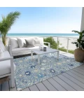 Addison Rugs Chantille Blue ACN1009 5ft. x 7ft.6in. Rect. Rug