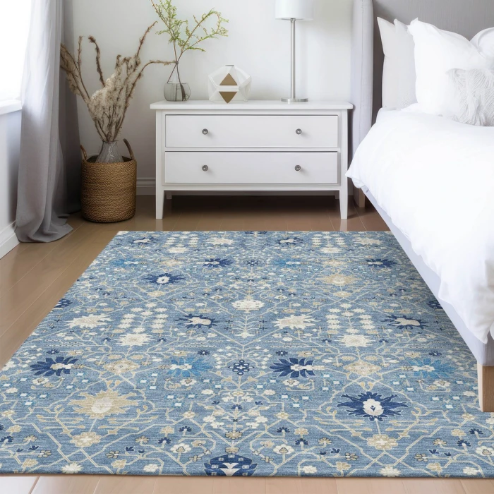 Addison Rugs Chantille Blue ACN1009 9ft. x 12ft. Rect. Rug