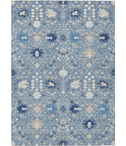 Addison Rugs Chantille Blue ACN1009 5ft. x 7ft.6in. Rect. Rug