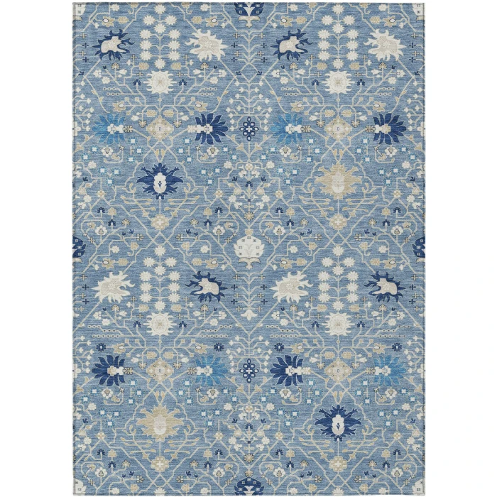Addison Rugs Chantille Blue ACN1009 9ft. x 12ft. Rect. Rug