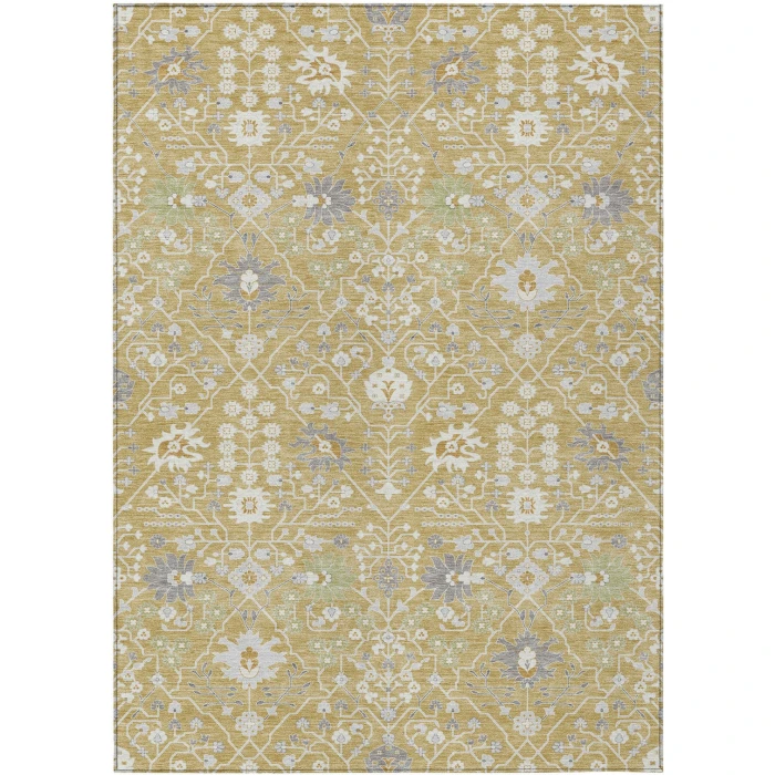 Addison Rugs Chantille Gold ACN1009 5ft. x 7ft.6in. Rect. Rug
