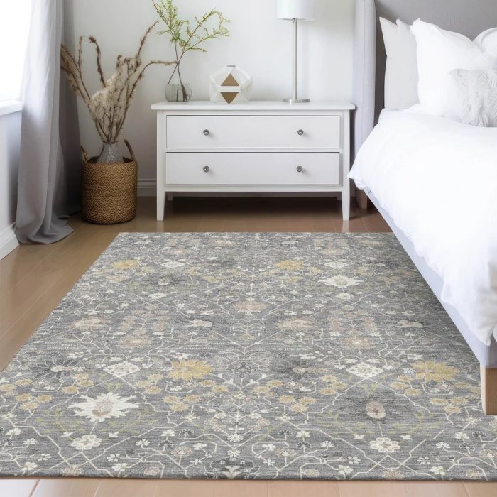 Addison Rugs Chantille Gray ACN1009 5ft. x 7ft.6in. Rect. Rug