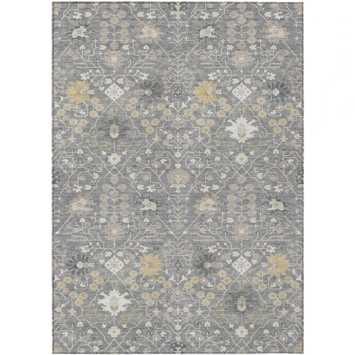 Addison Rugs Chantille Gray ACN1009 5ft. x 7ft.6in. Rect. Rug