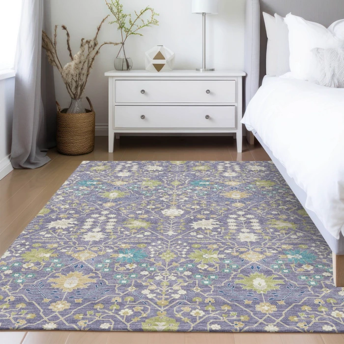Addison Rugs Chantille Purple ACN1009 9ft. x 12ft. Rect. Rug