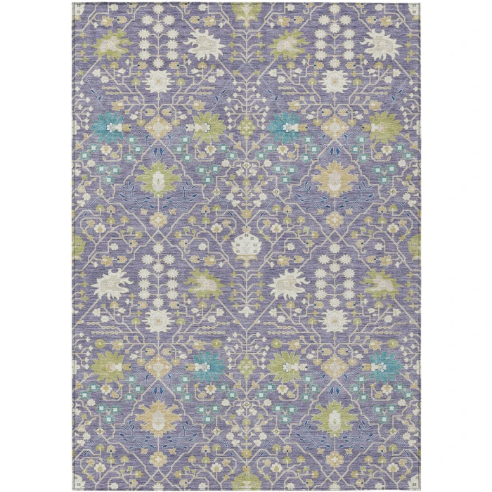 Addison Rugs Chantille Purple ACN1009 9ft. x 12ft. Rect. Rug