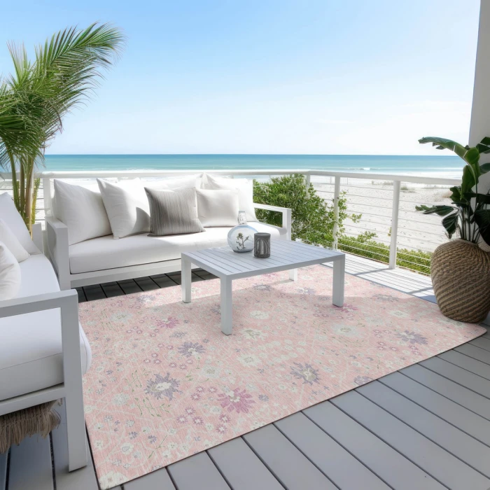 Addison Rugs Chantille Pink ACN1009 8ft. x 10ft. Rect. Rug