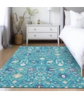 Addison Rugs Chantille Teal ACN1009 9ft. x 12ft. Rect. Rug