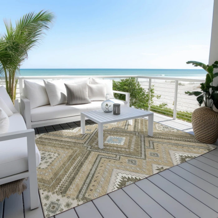 Addison Rugs Chantille Brown ACN1010 5ft. x 7ft.6in. Rect. Rug