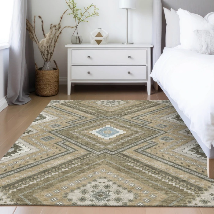 Addison Rugs Chantille Brown ACN1010 5ft. x 7ft.6in. Rect. Rug