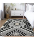 Addison Rugs Chantille Black ACN1010 5ft. x 7ft.6in. Rect. Rug