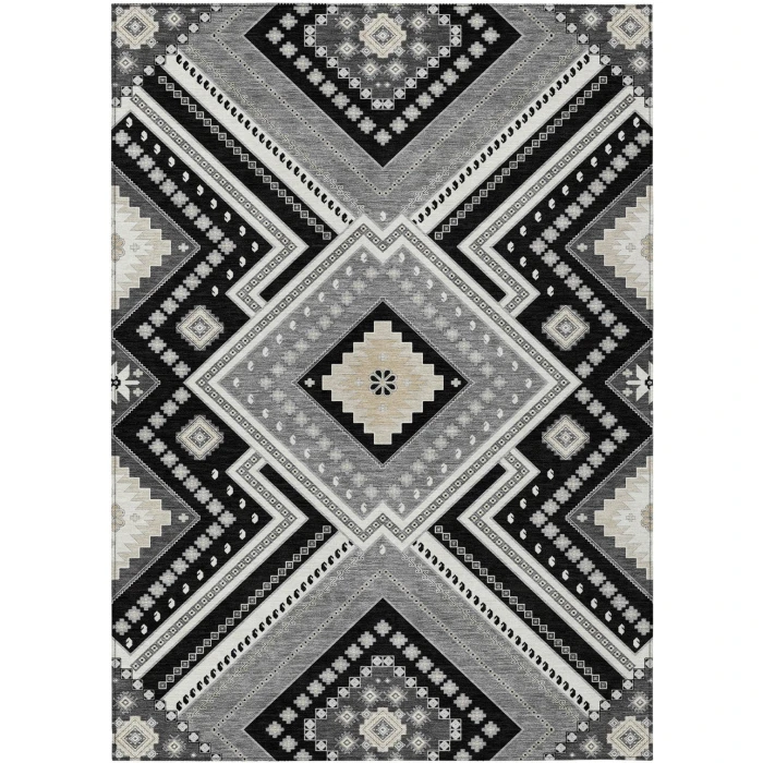 Addison Rugs Chantille Black ACN1010 8ft. x 10ft. Rect. Rug