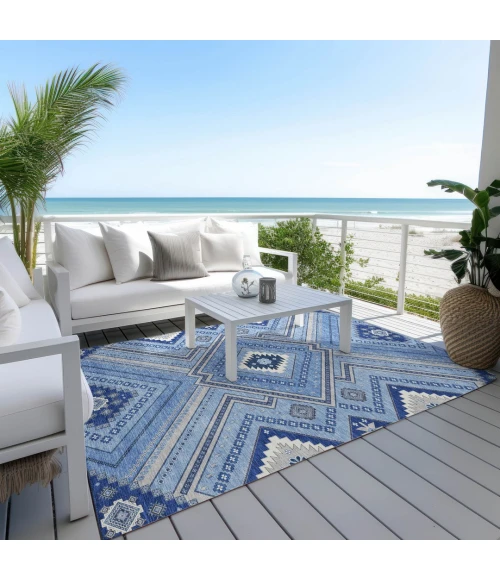 Addison Rugs Chantille Blue ACN1010 5ft. x 7ft.6in. Rect. Rug