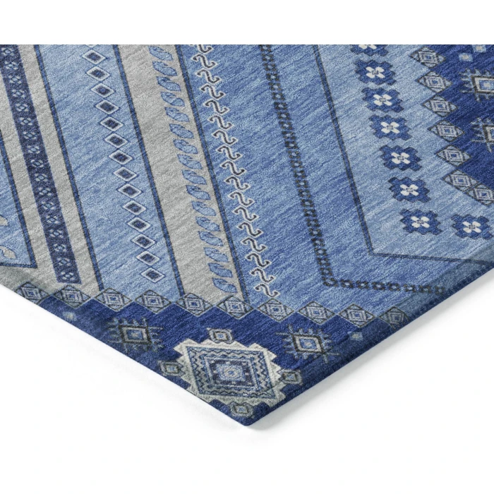 Addison Rugs Chantille Blue ACN1010 5ft. x 7ft.6in. Rect. Rug