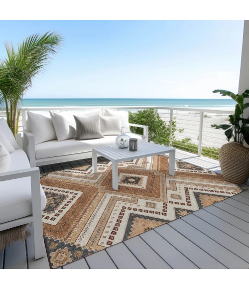 Addison Rugs Chantille Orange ACN1010 5ft. x 7ft.6in. Rect. Rug
