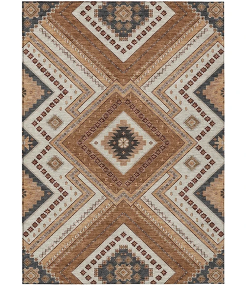 Addison Rugs Chantille Orange ACN1010 5ft. x 7ft.6in. Rect. Rug