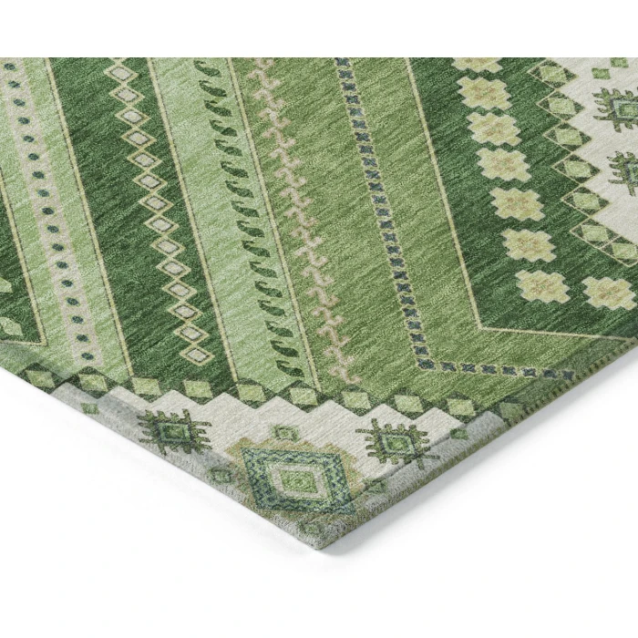 Addison Rugs Chantille Green ACN1010 5ft. x 7ft.6in. Rect. Rug