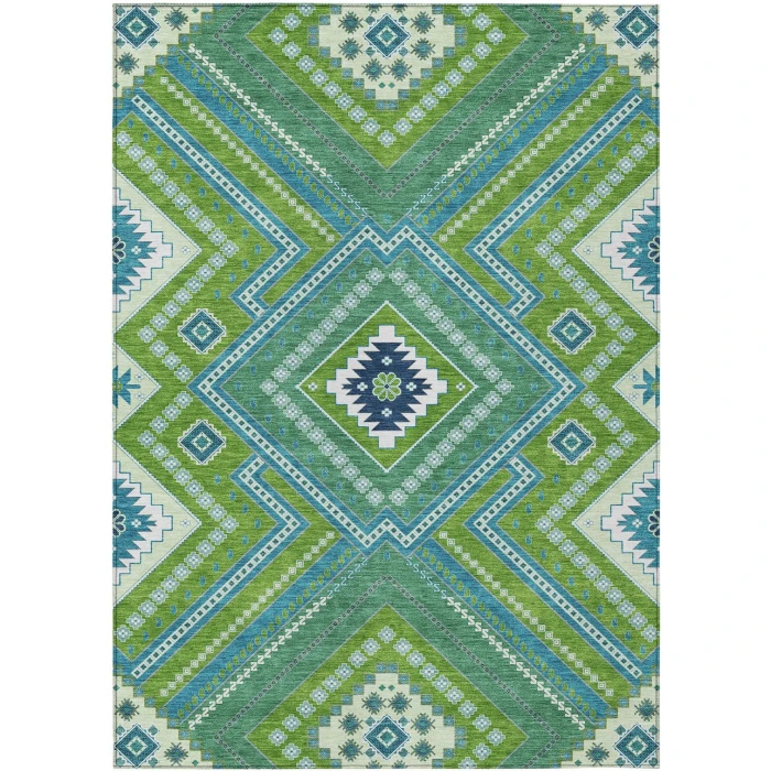 Addison Rugs Chantille Green ACN1010 8ft. x 10ft. Rect. Rug