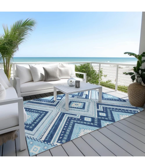 Addison Rugs Chantille Blue ACN1010 8ft. x 10ft. Rect. Rug