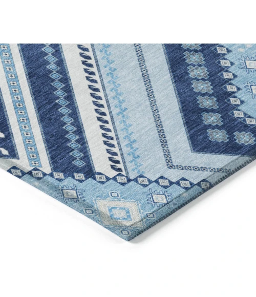 Addison Rugs Chantille Blue ACN1010 8ft. x 10ft. Rect. Rug