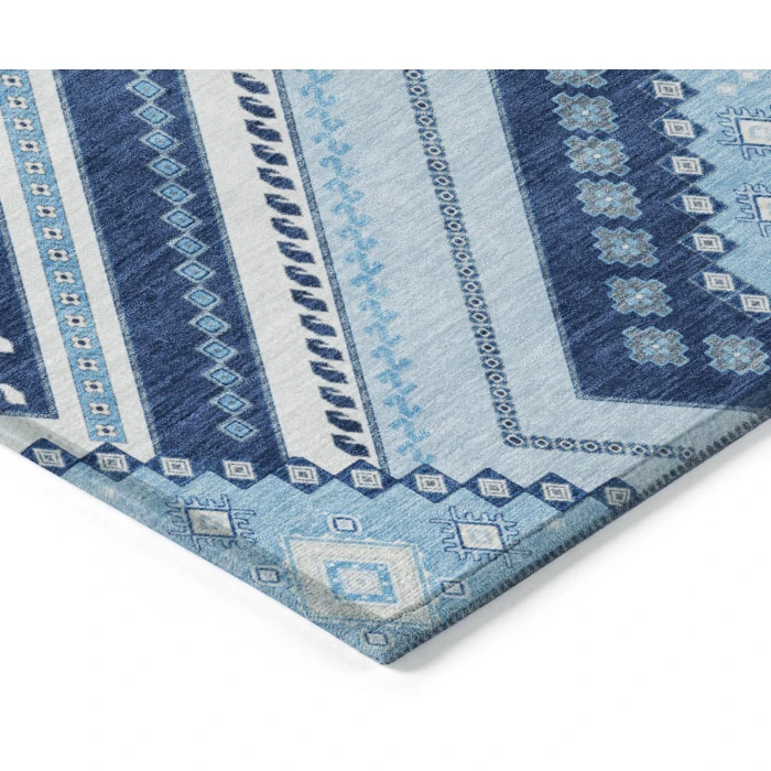 Addison Rugs Chantille Blue ACN1010 5ft. x 7ft.6in. Rect. Rug