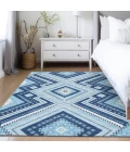 Addison Rugs Chantille Blue ACN1010 8ft. x 10ft. Rect. Rug