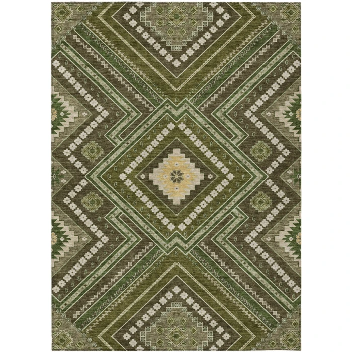 Addison Rugs Chantille Green ACN1010 8ft. x 10ft. Rect. Rug