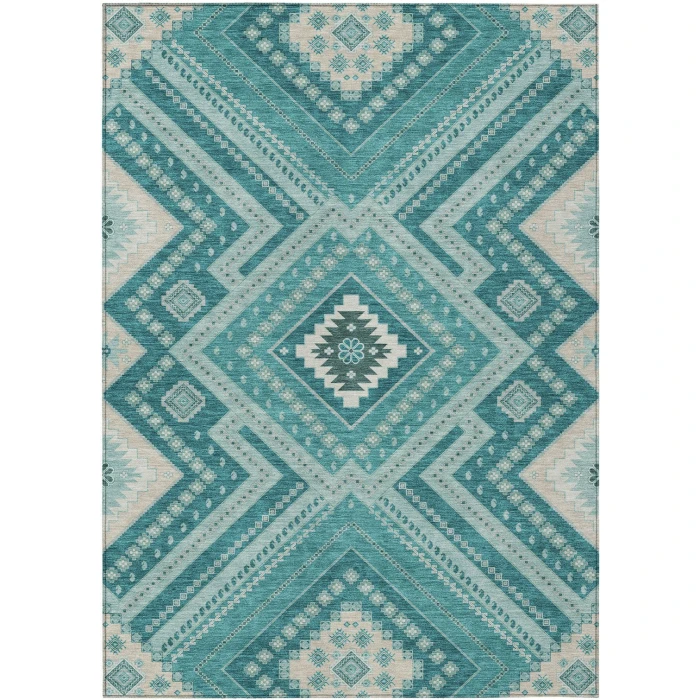 Addison Rugs Chantille Teal ACN1010 8ft. x 10ft. Rect. Rug