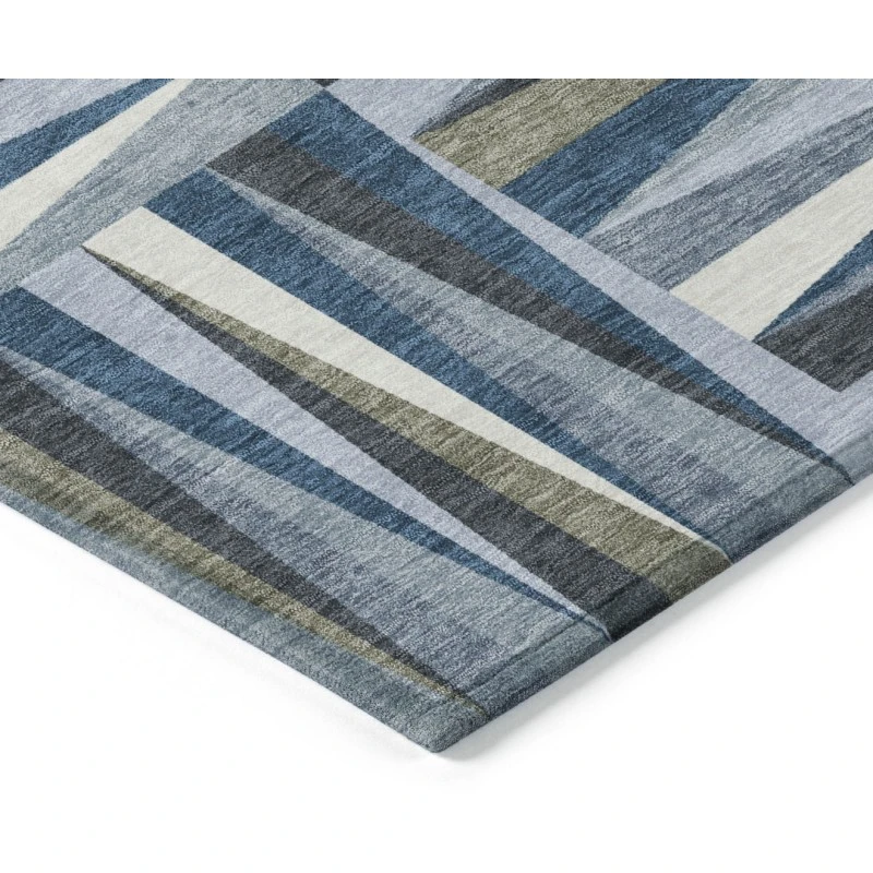 Addison Rugs Chantille Blue ACN1012 5ft. x 7ft.6in. Rect. Rug