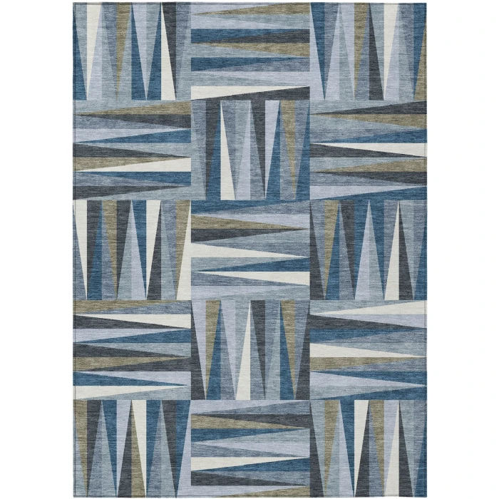 Addison Rugs Chantille Blue ACN1012 5ft. x 7ft.6in. Rect. Rug