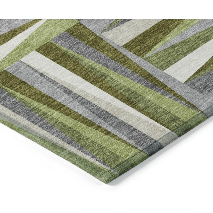 Addison Rugs Chantille Green ACN1012 9ft. x 12ft. Rect. Rug