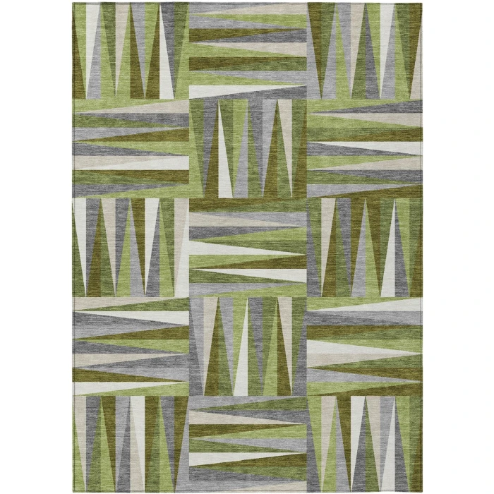 Addison Rugs Chantille Green ACN1012 9ft. x 12ft. Rect. Rug