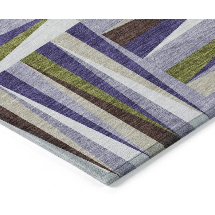 Addison Rugs Chantille Purple ACN1012 8ft. x 10ft. Rect. Rug